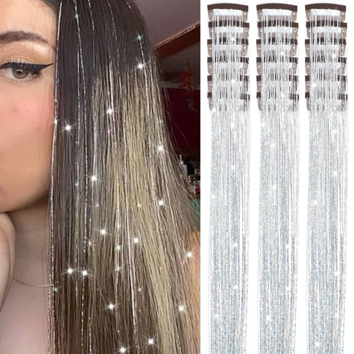 GlitzerGlow™ Hair Clips