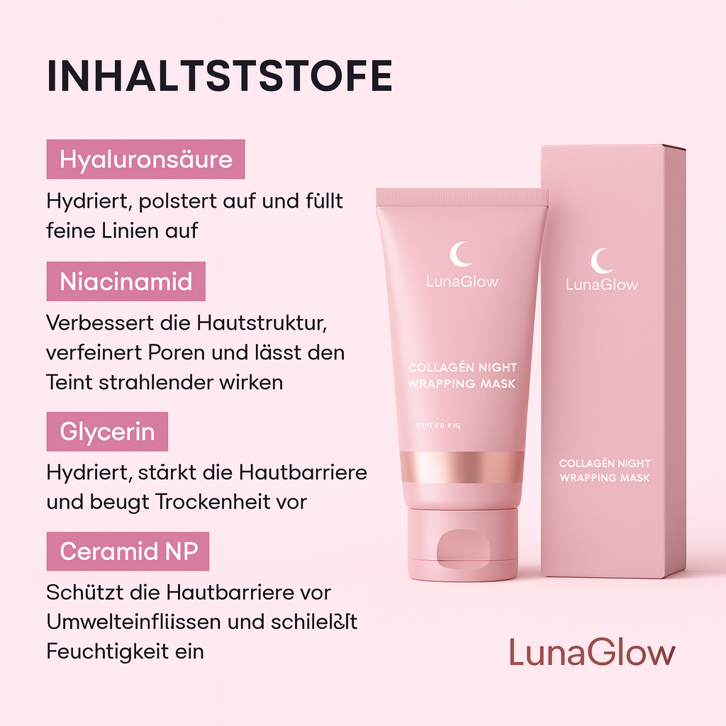 LunaGlow Collagen Nachtmaske