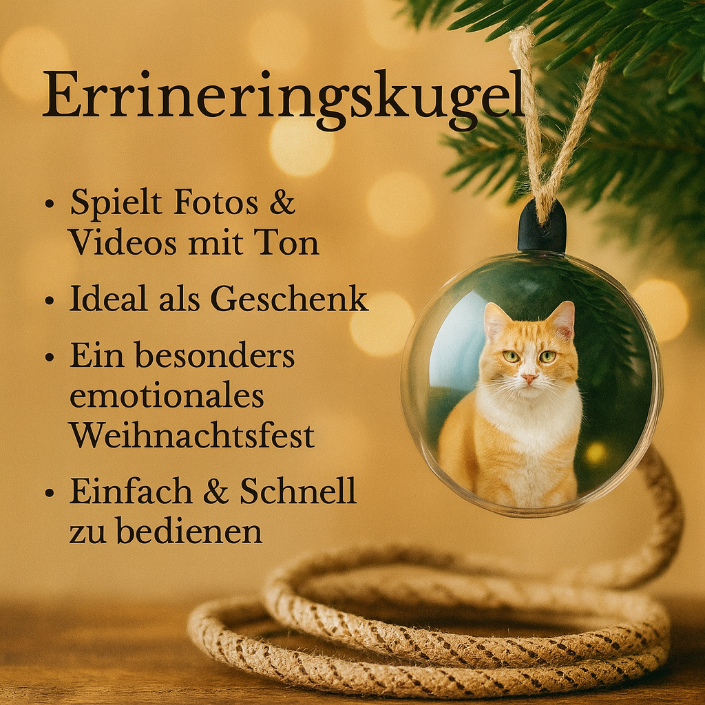 Erinnerungskugel™ – wenn Erinnerungen im Lichterglanz weiterleben