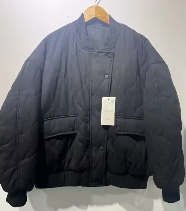 Lockere Piloten-Bomberjacke