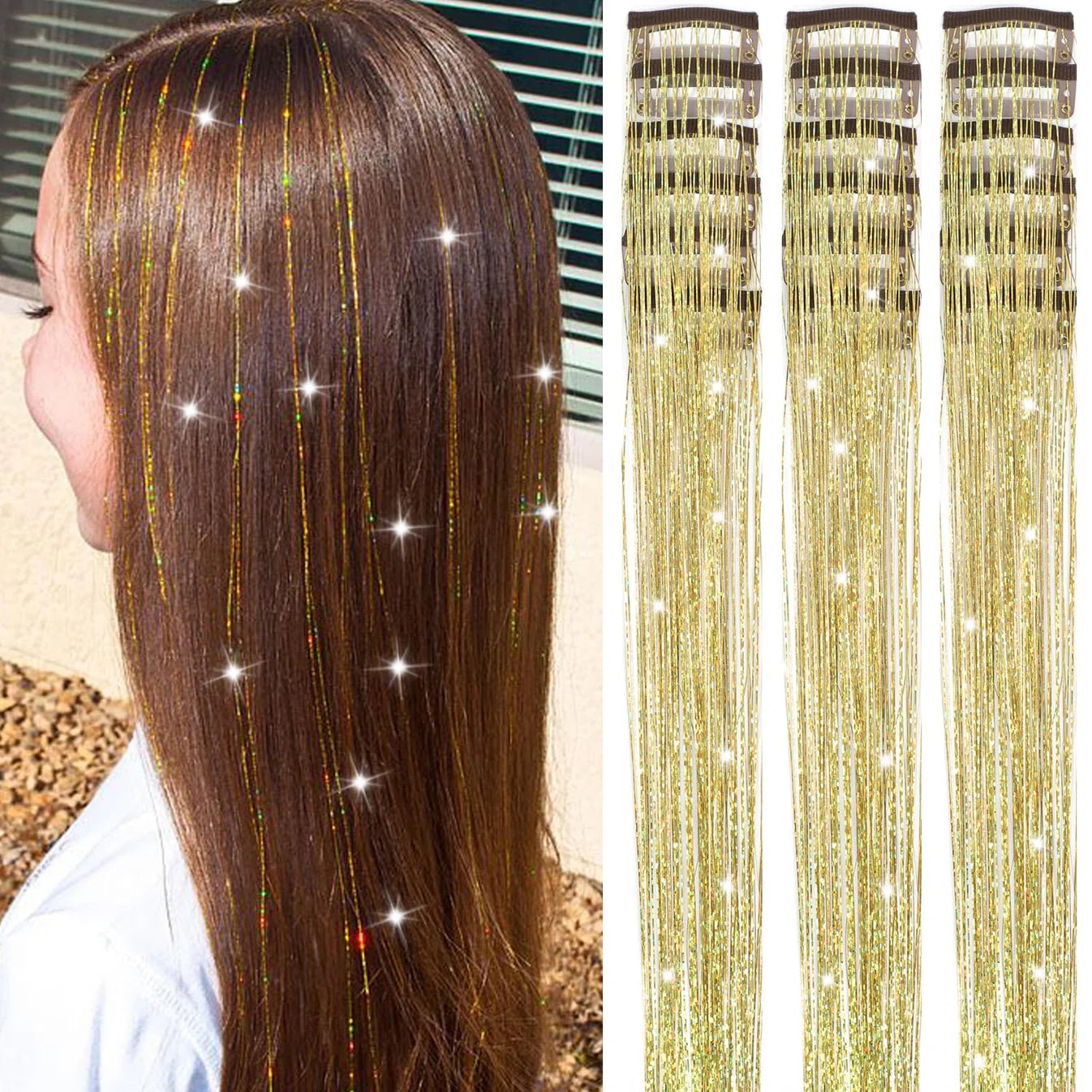 GlitzerGlow™ Hair Clips