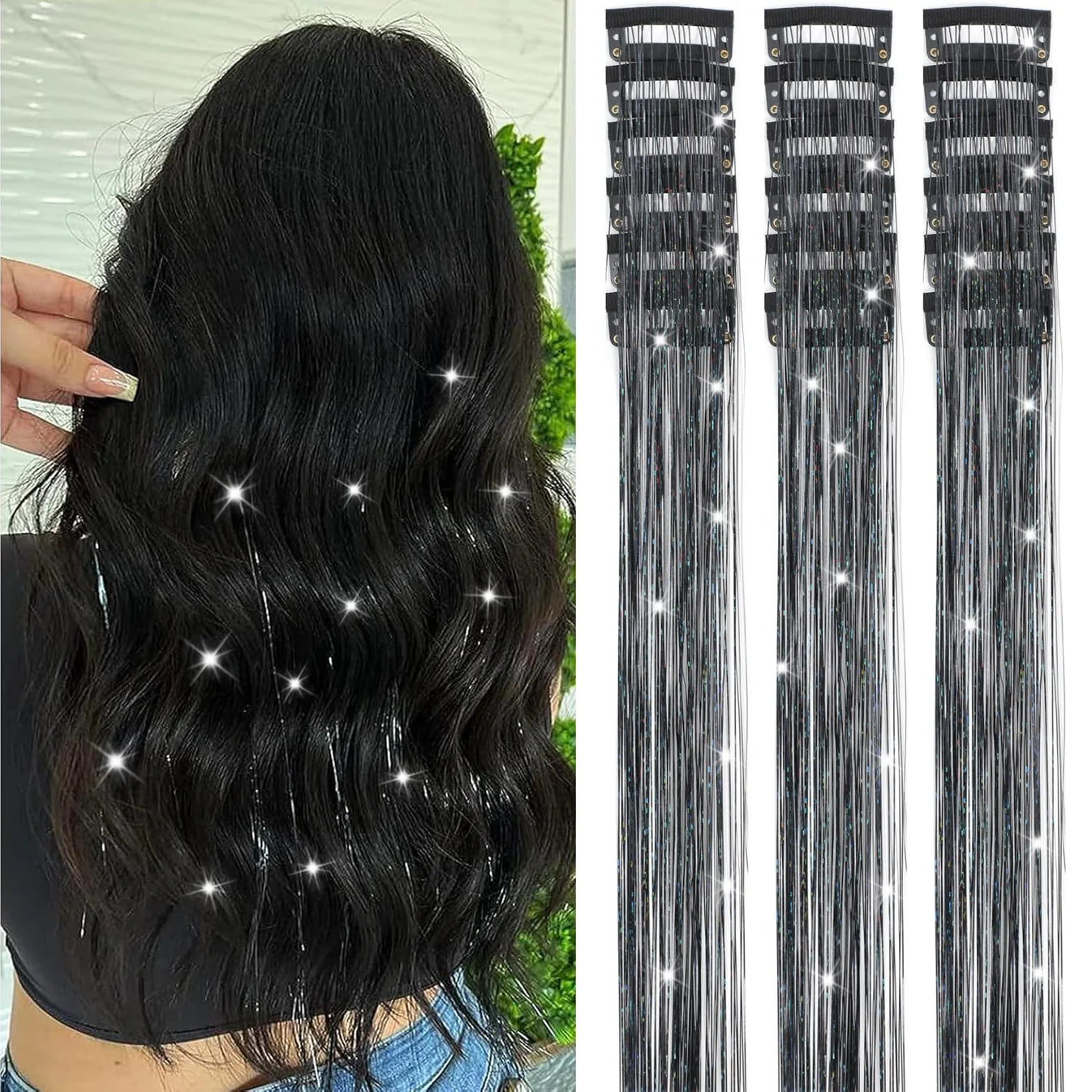 GlitzerGlow™ Hair Clips